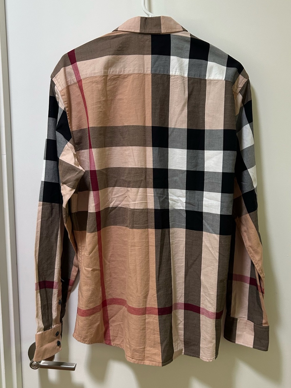 Burberry Brit Long Sleeve Nova Check Button Front Shirt Size XL - Picture 8 of 8